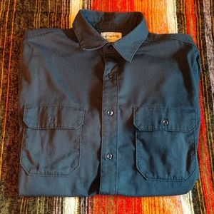 Navy Carhartt work shirt